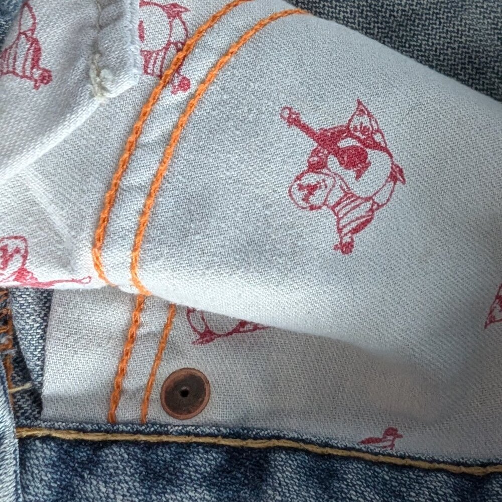 🫰🏼HTF True Religion Python Snake Skin Jeans RARE - Picture 9 of 9